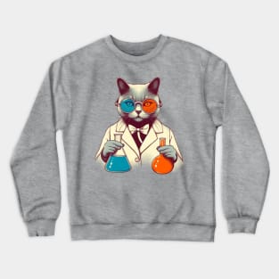 Chemistry Cat Crewneck Sweatshirt